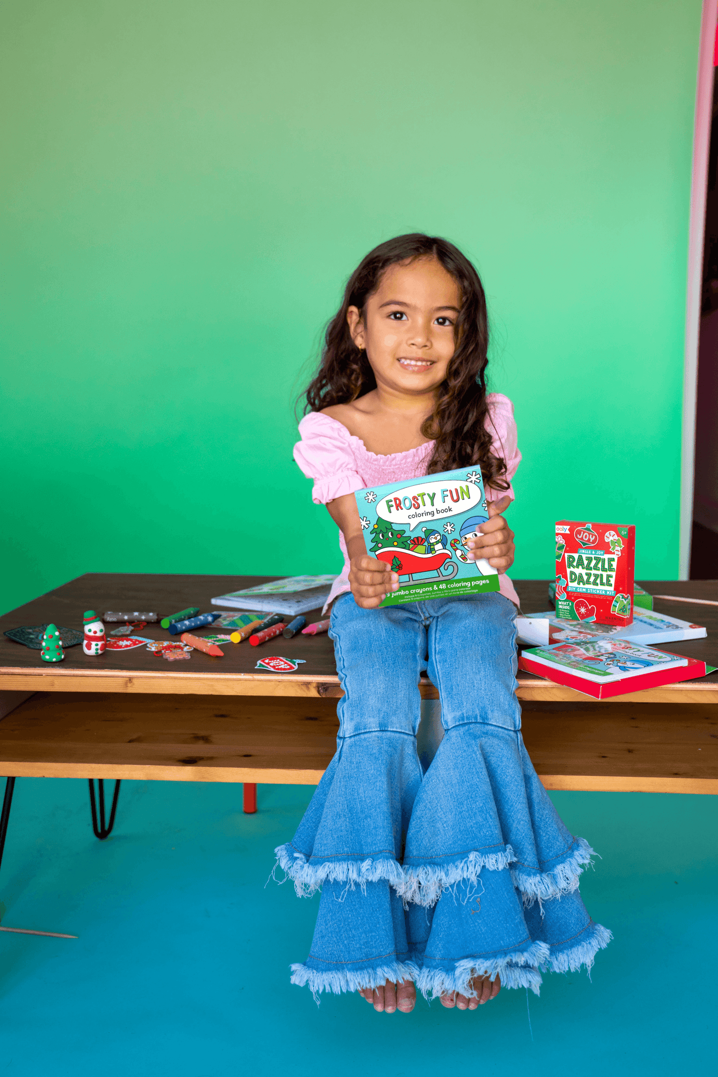 Carry-Along Coloring Book Set - Frosty Fun