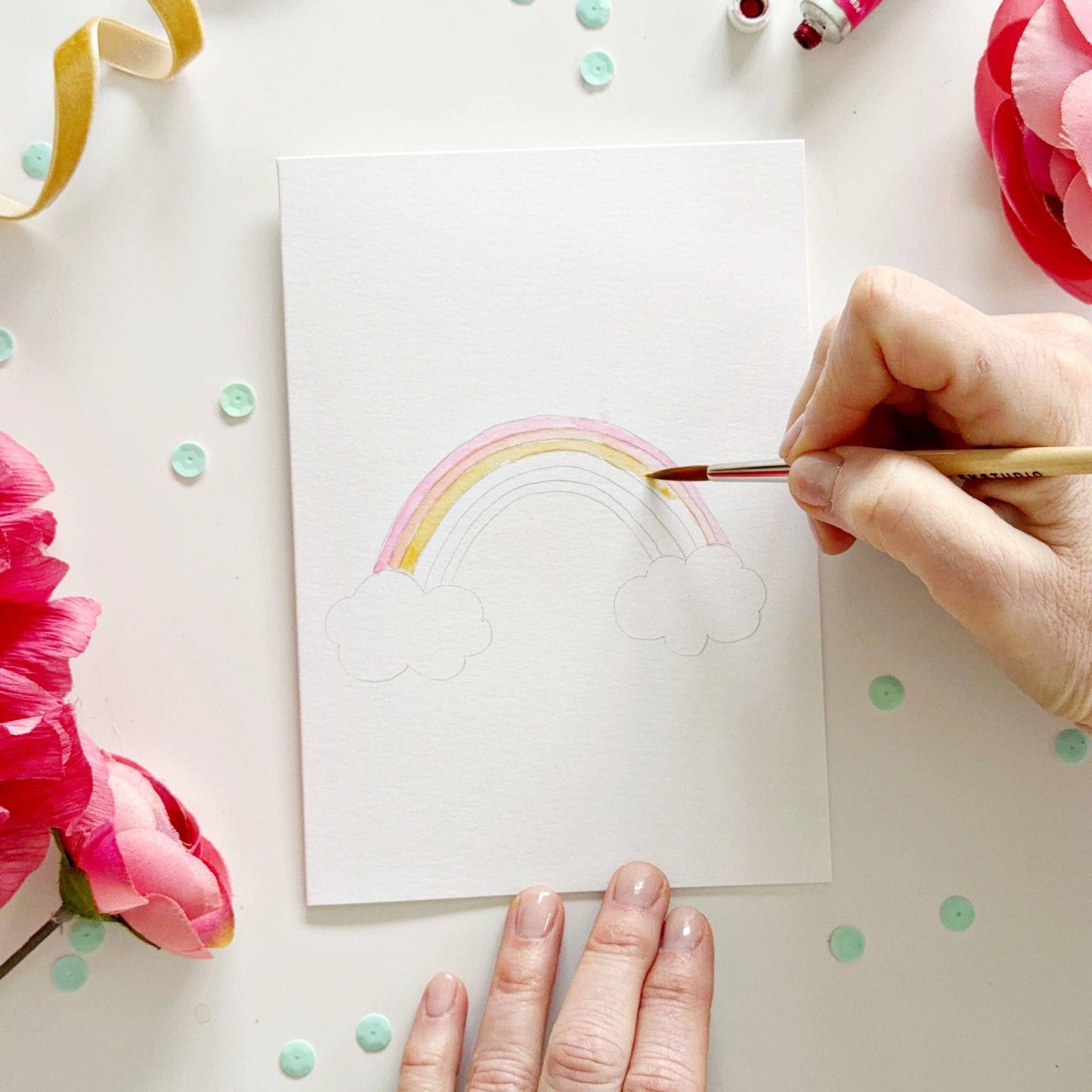 Emily Lex Studio Fairytale Paintable Watercolor Notecard Set