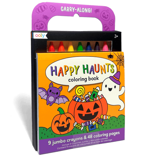 Carry-Along Coloring Book Set - Happy Haunts
