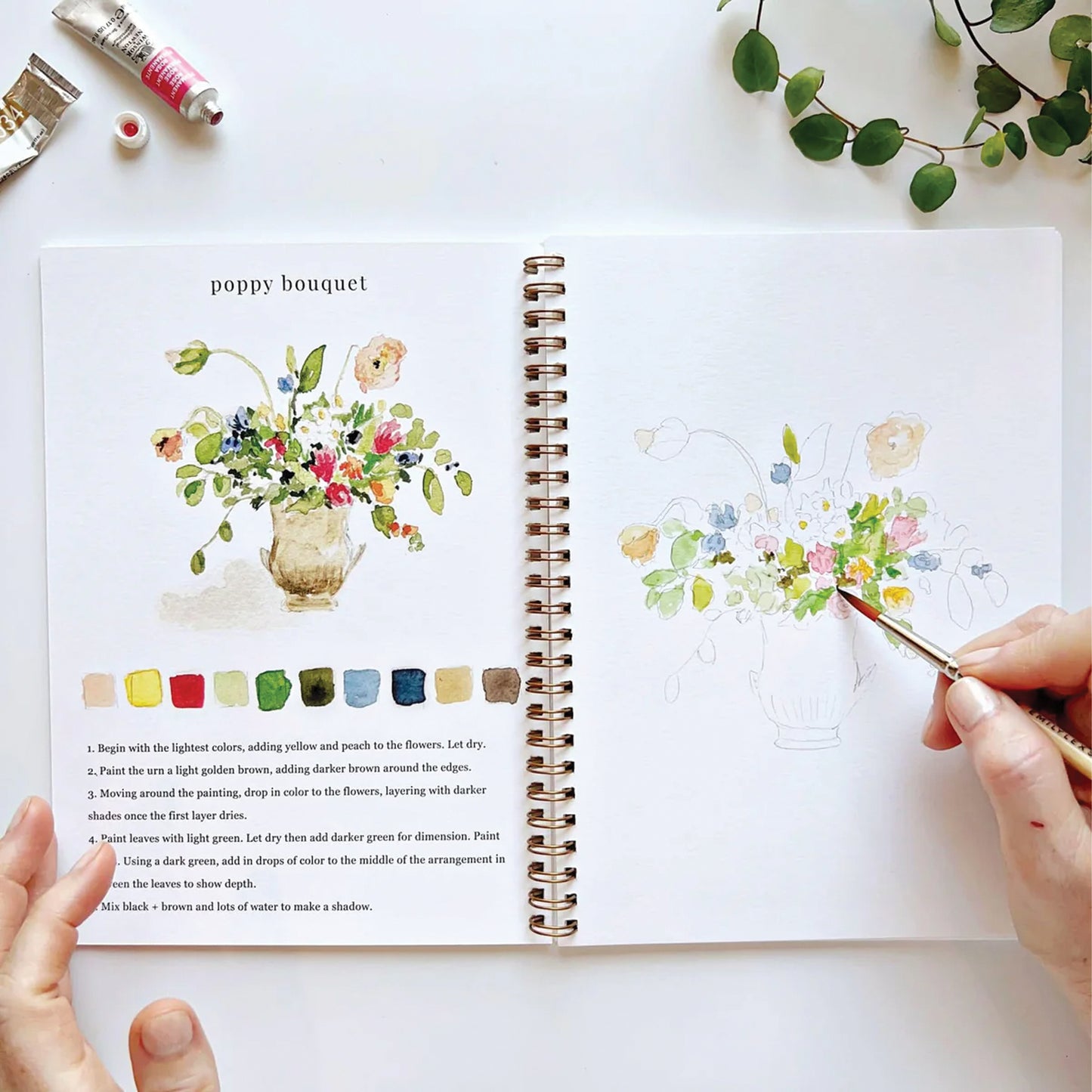 Emily Lex Studio Bouquets Watercolor Workbook
