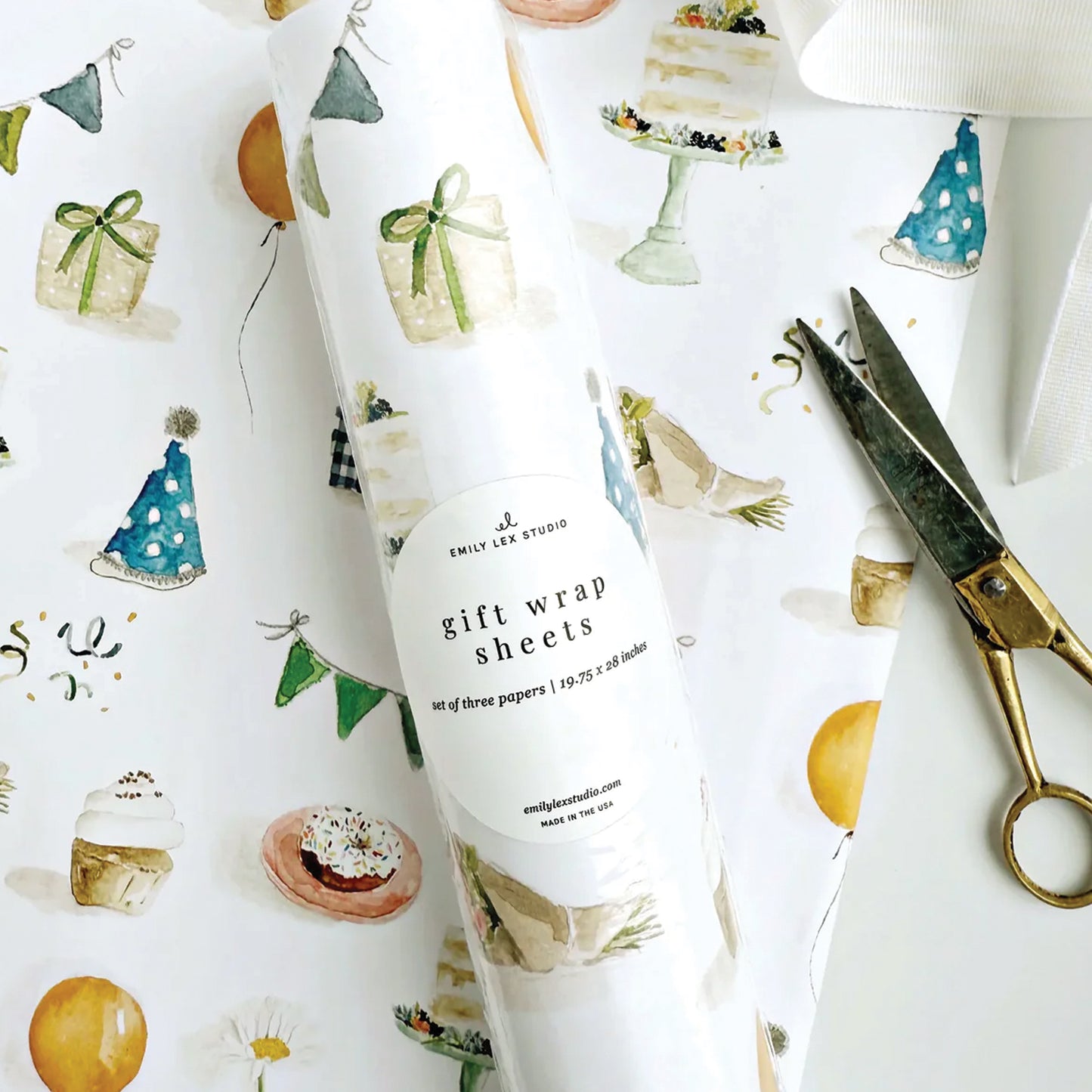 Emily Lex Studio Celebrate Gift Wrapping Paper