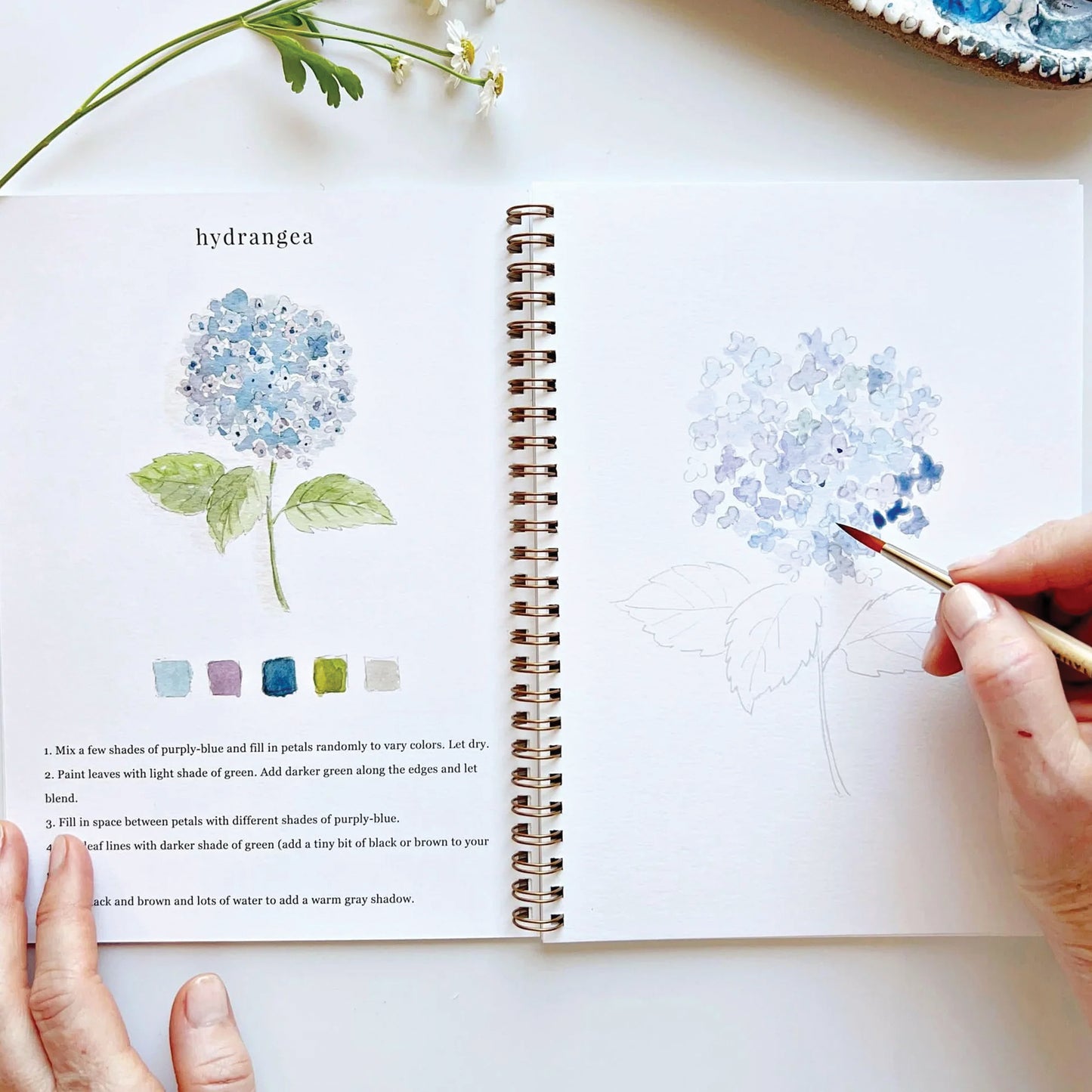 Emily Lex Studio Flowers Watercolor Workbook