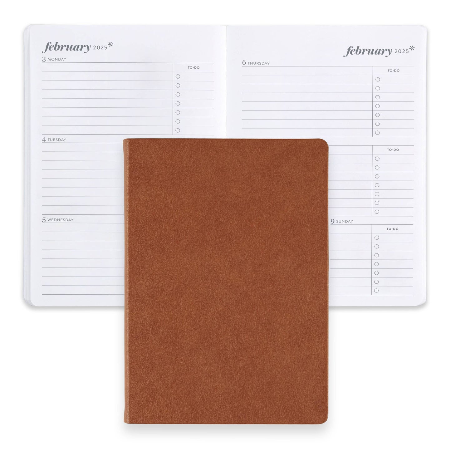 A5 Softbound 2024-2025 Academic Planner - Camel