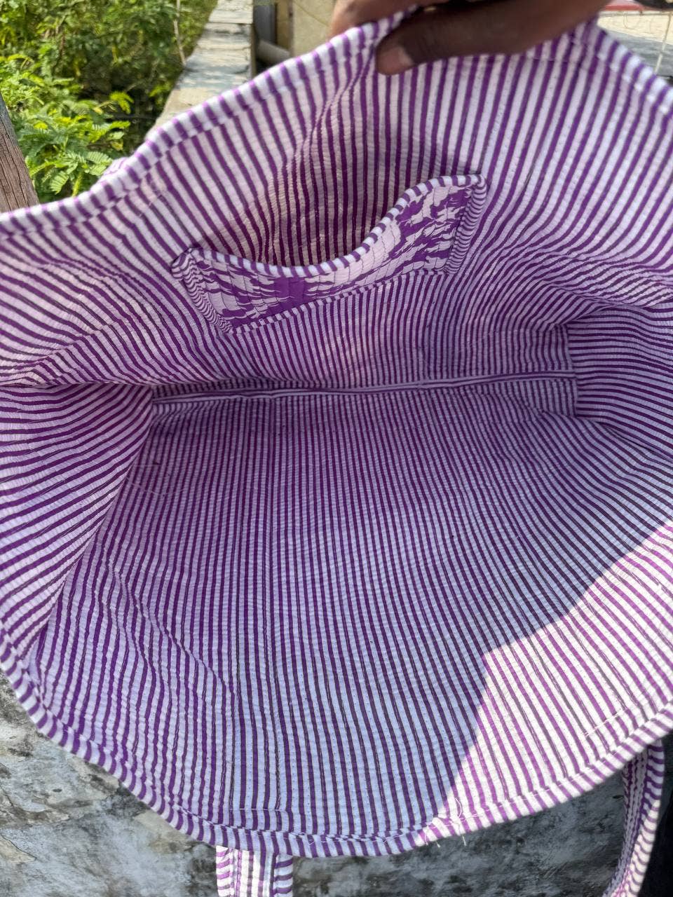Cotton Quilted Tote Bag