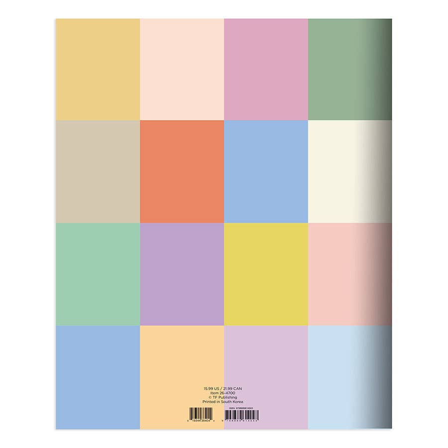 2026 Color Swatch Large Monthly Planner