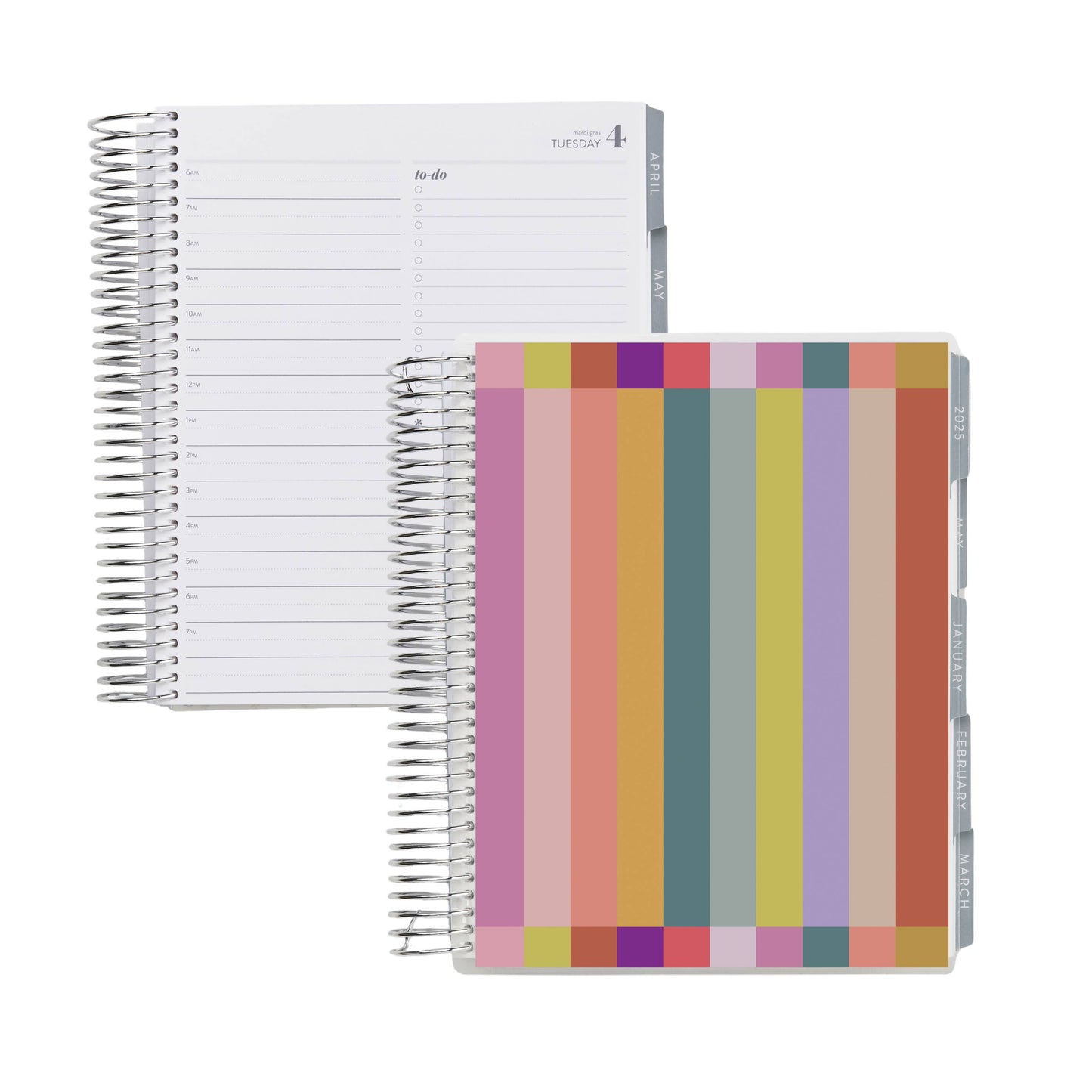 7x9 Daily Duo - Color Block Stripes cover + Canvas theme