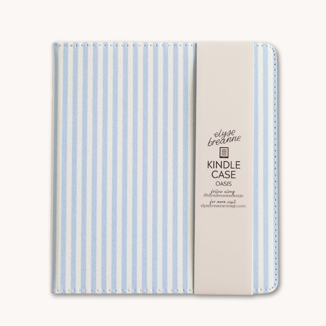 Blue Stripe Kindle Case