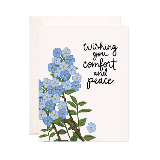 Comfort Peace Greeting Card - Sympathy Card