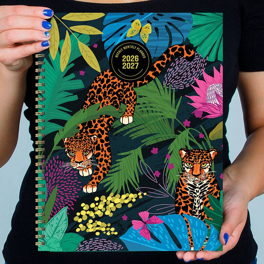 In the Jungle Large Weekly Monthly Planner 2026-2027