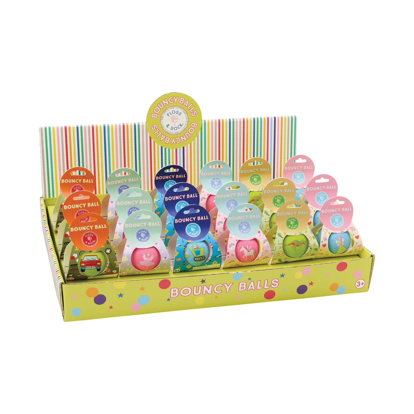 Floss & Rock Bouncy Ball — Mixed Designs