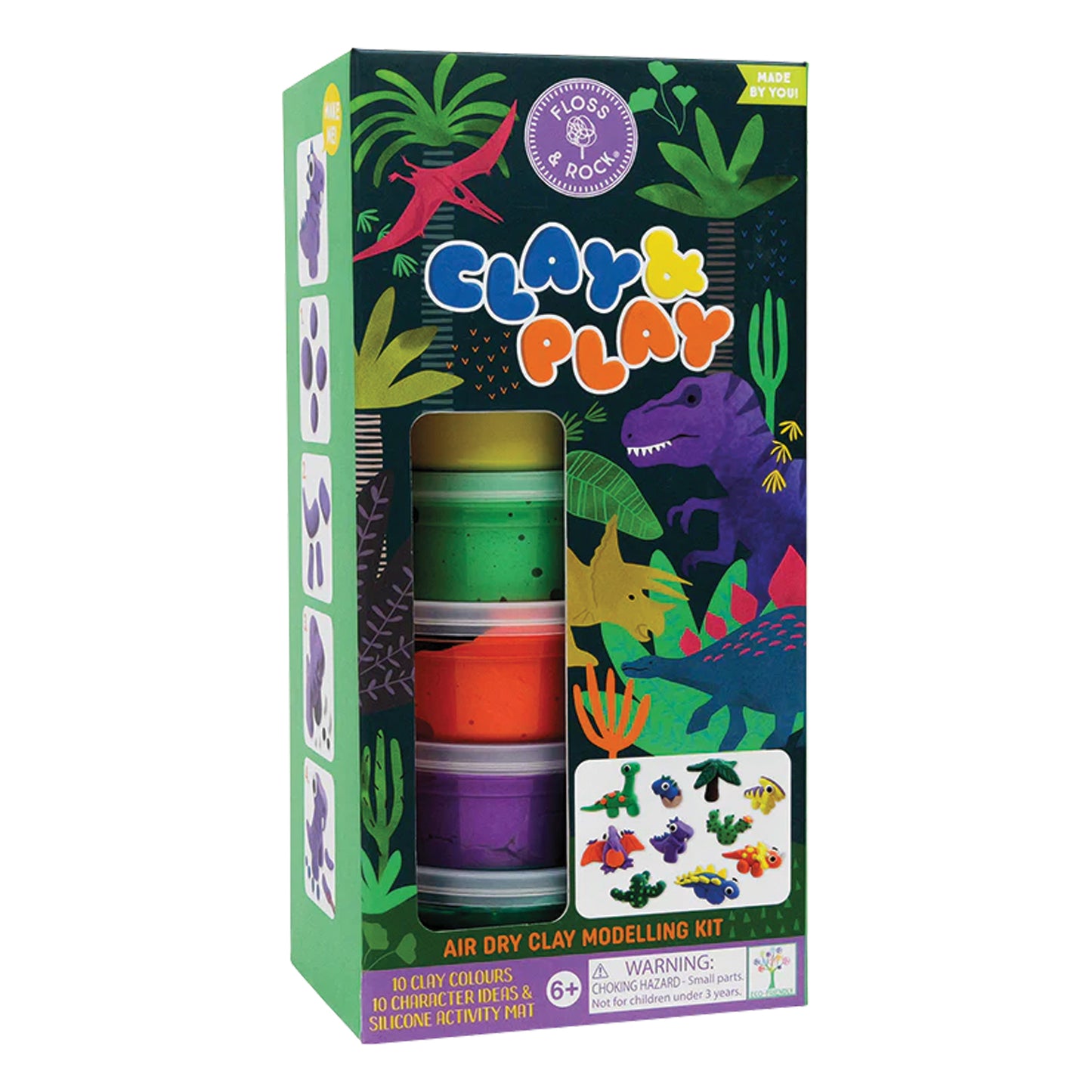 Floss & Rock Dino Clay & Play Set