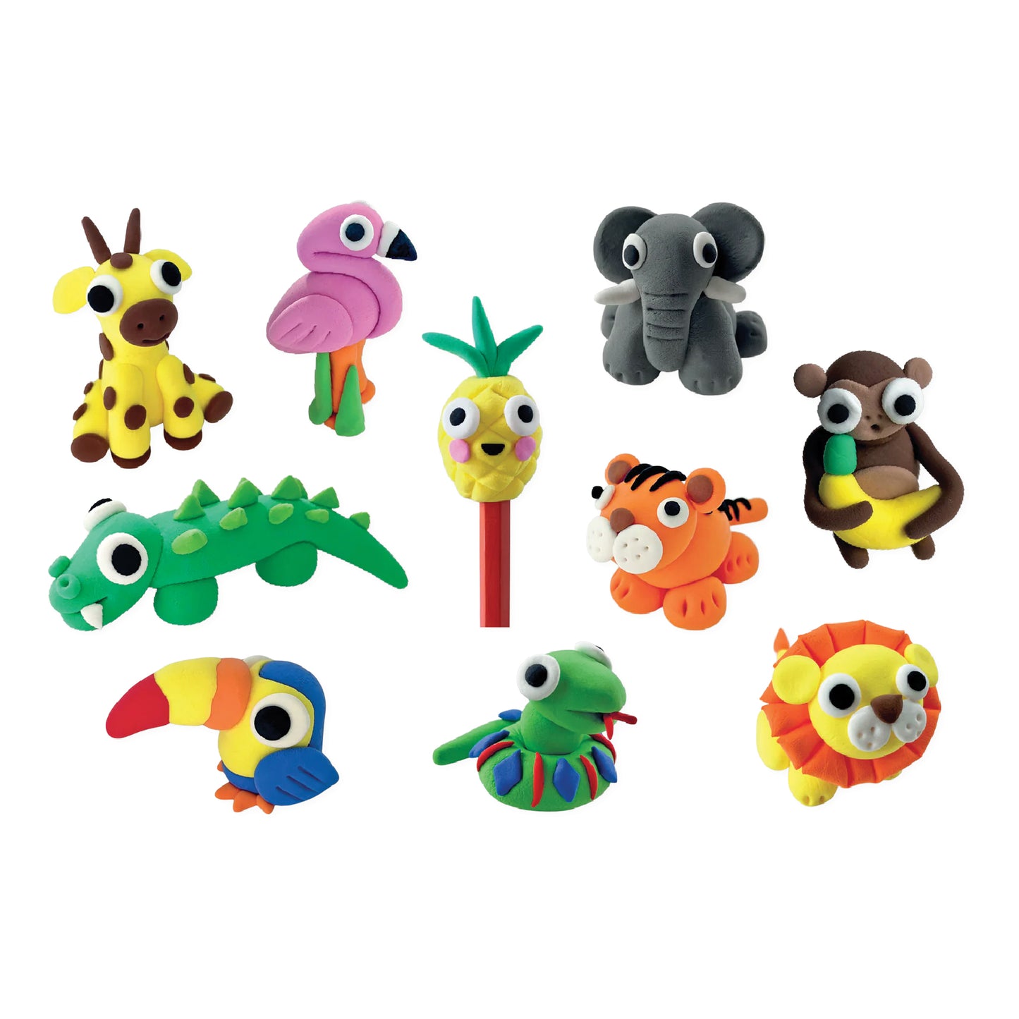 Floss & Rock Jungle Clay & Play Set