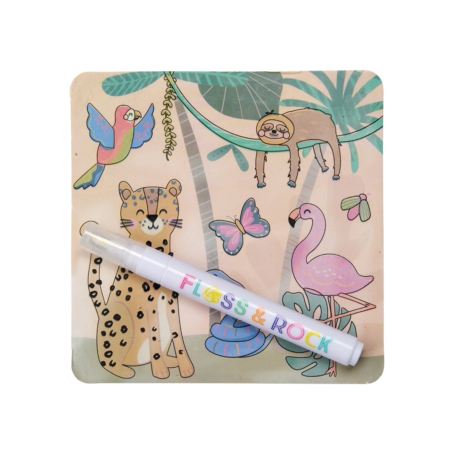 Floss & Rock Jungle Water Pen & Cards Set