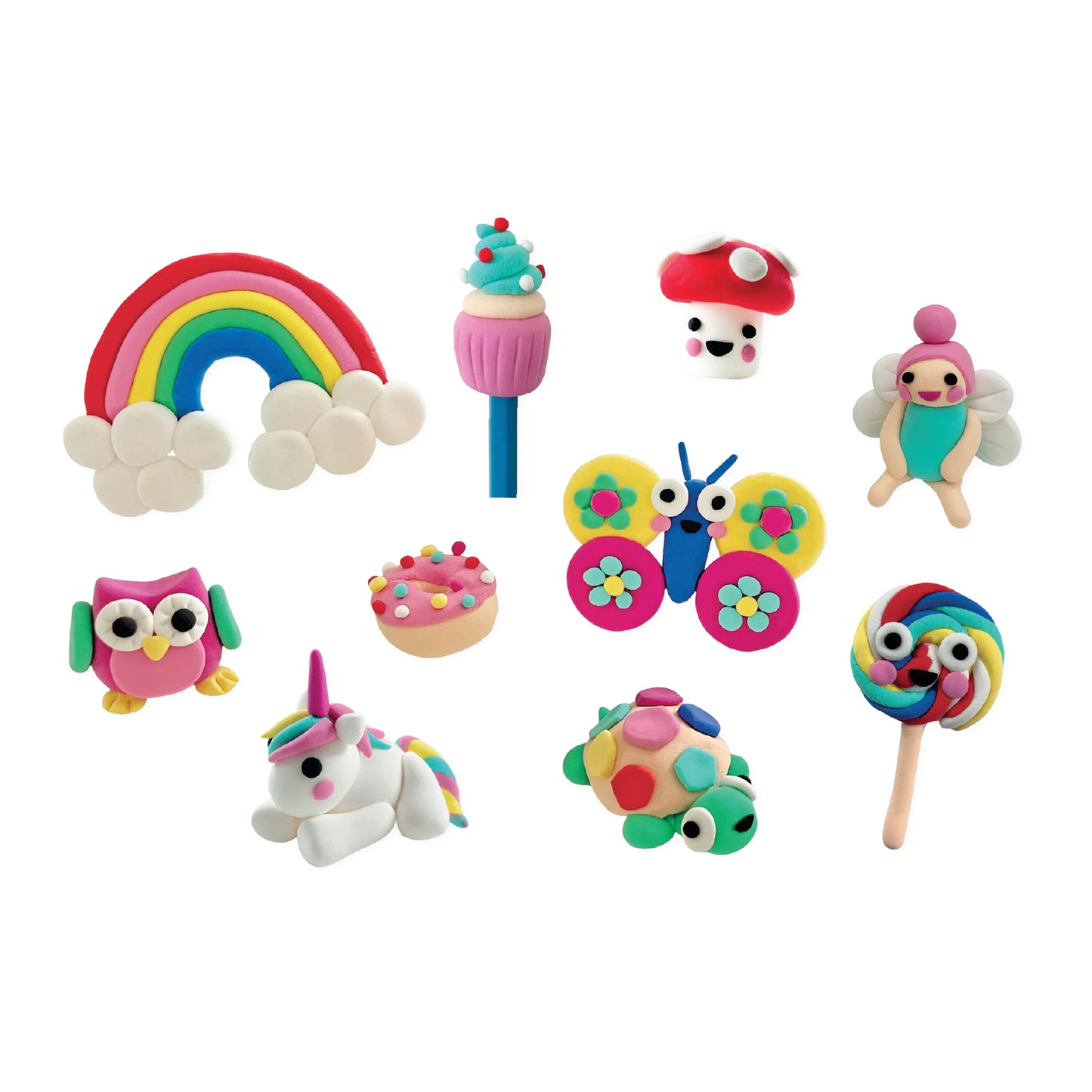 Floss & Rock Rainbow Fairy Clay & Play Set