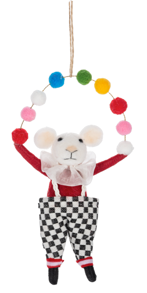 Handcrafted Circus Animal Ornament