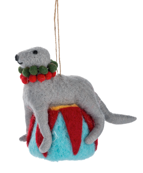 Handcrafted Circus Animal Ornament