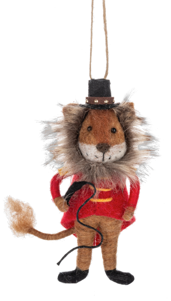 Handcrafted Circus Animal Ornaments