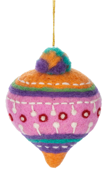 Handcrafted Fancy Finial Ornaments