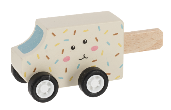 Wooden Frozen Treat Pullback Racer
