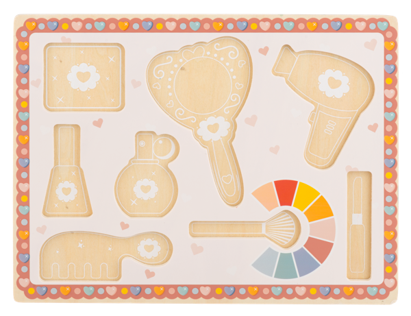 Wooden Makeup Puzzle Set