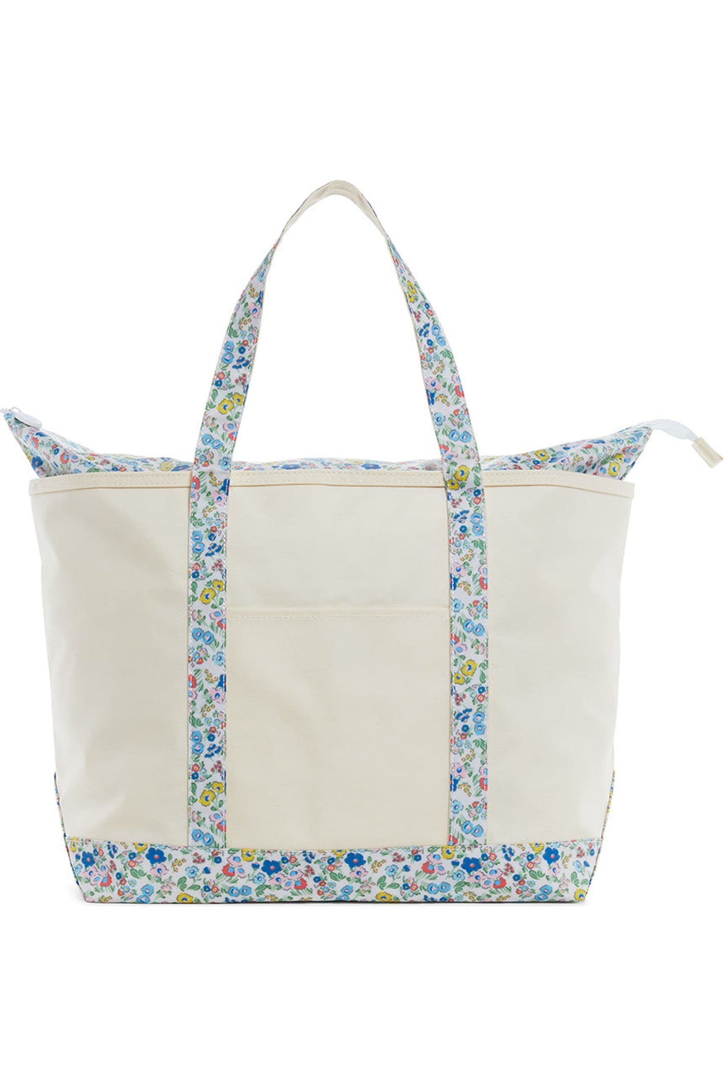 Maxi Tote - Coated Canvas with Posie Trim