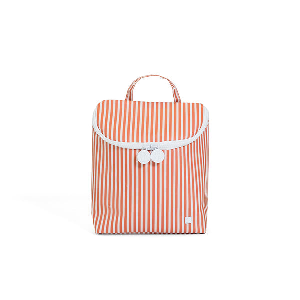 Take Away Insulated Lunch Bags - Pimlico Stripe Rust
