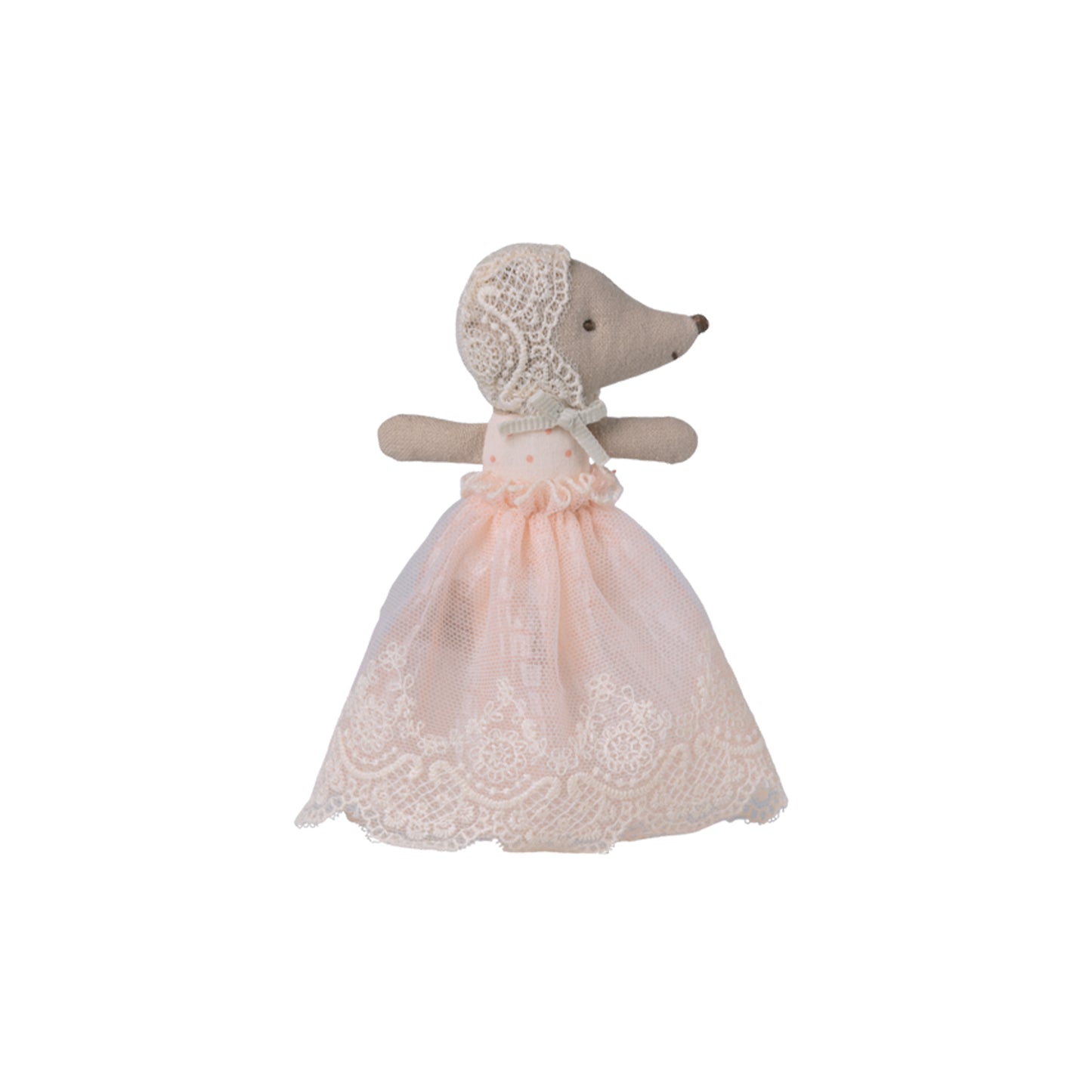 Maileg Baby Mouse in Gown Powder — Collectible Baby Gift