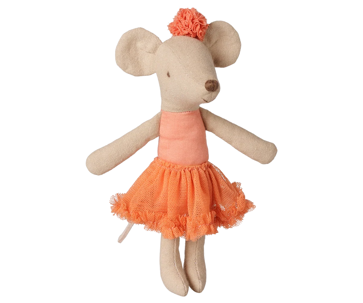 Maileg Ballerina Mouse, Big Sister - Dusty Coral
