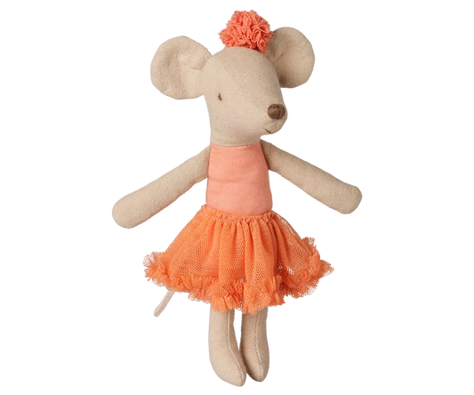 Maileg Ballerina Mouse, Big Sister - Dusty Coral