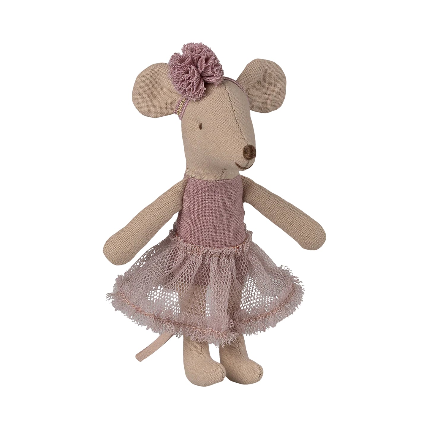 Maileg Ballerina Mouse Little Sister in Heather — Collectible Gift for Girls