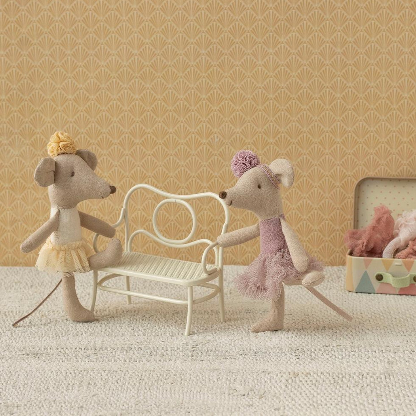 Maileg Ballerina Mouse Little Sister in Off White — Collectible Gift for Girls
