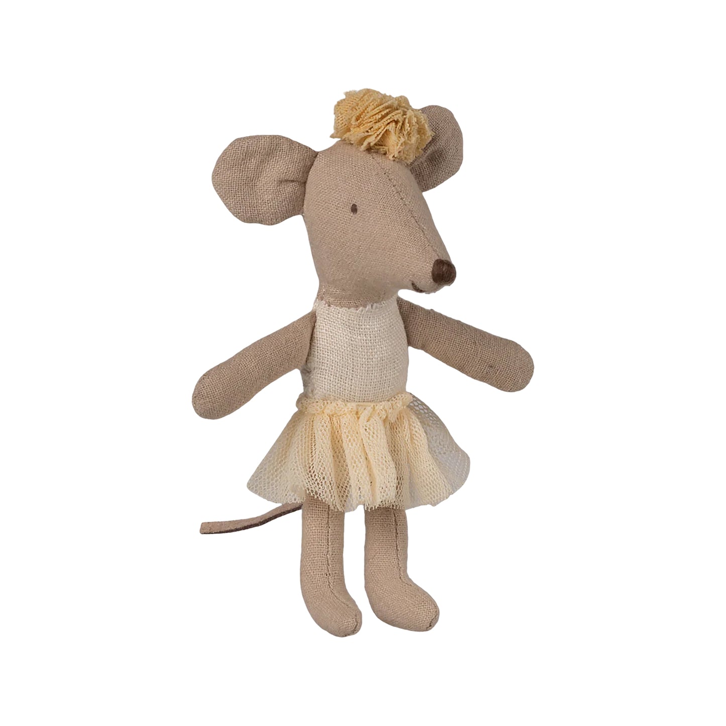 Maileg Ballerina Mouse Little Sister in Off White — Collectible Gift for Girls