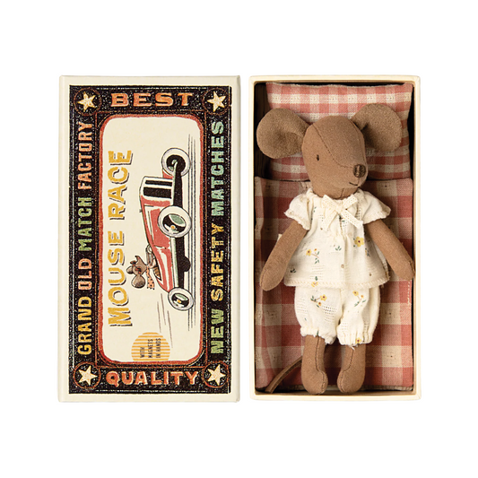 Maileg Big Sister Mouse in Matchbox — Collectible Gift for Girls