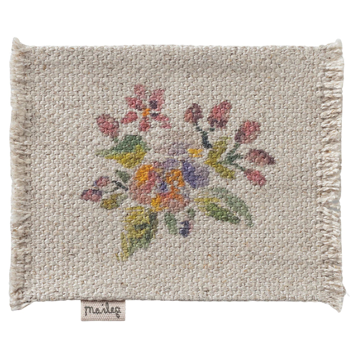 Maileg Flower Mouse Rug — Miniature Dollhouse Accessory