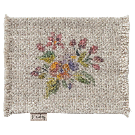 Maileg Flower Mouse Rug — Miniature Dollhouse Accessory