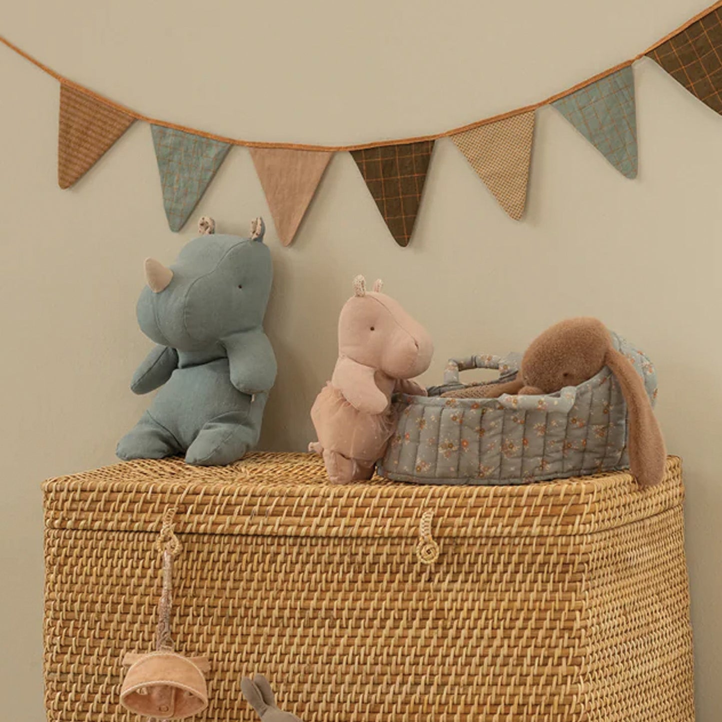 Maileg Hippo with Skirt Safari Friend — Collectible Gift for Girls