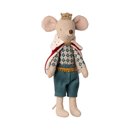 Maileg King Mouse Dad — Collectible Stuffed Animal & Gift