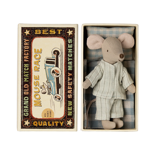 Maileg Little Brother Mouse in Matchbox