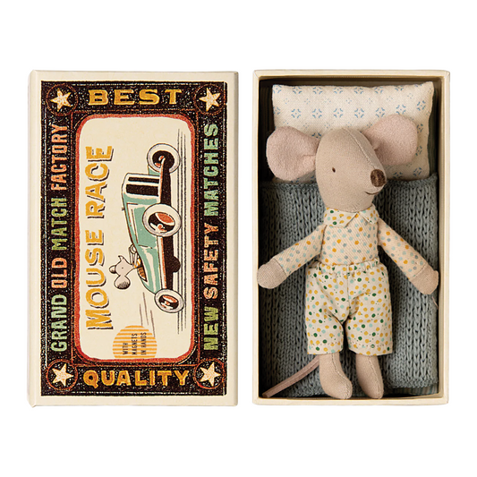 Maileg Little Brother Mouse in Matchbox — Collectible Gift