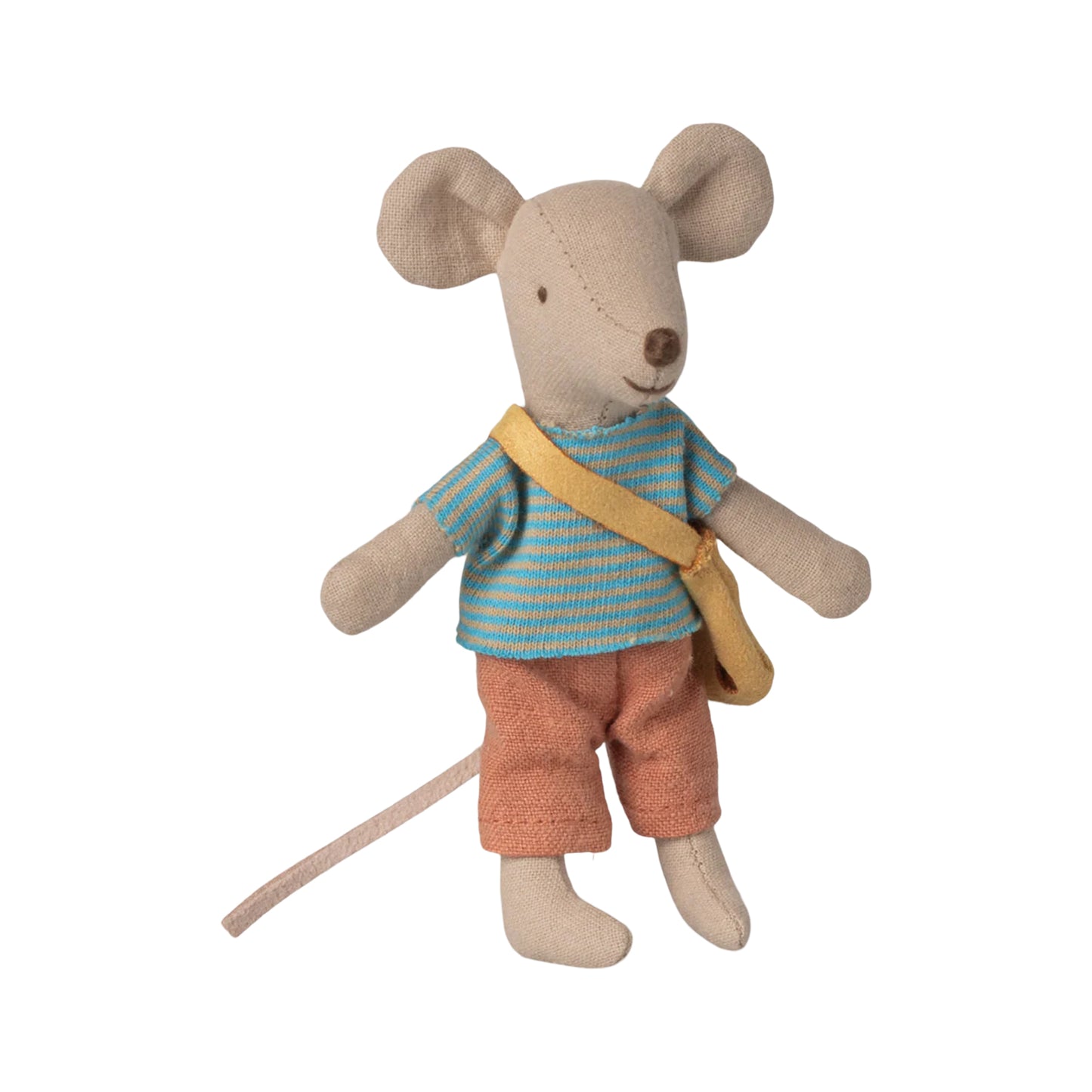 Maileg Little Brother Mouse with Bag — Collectible Stuffed Animal & Gift