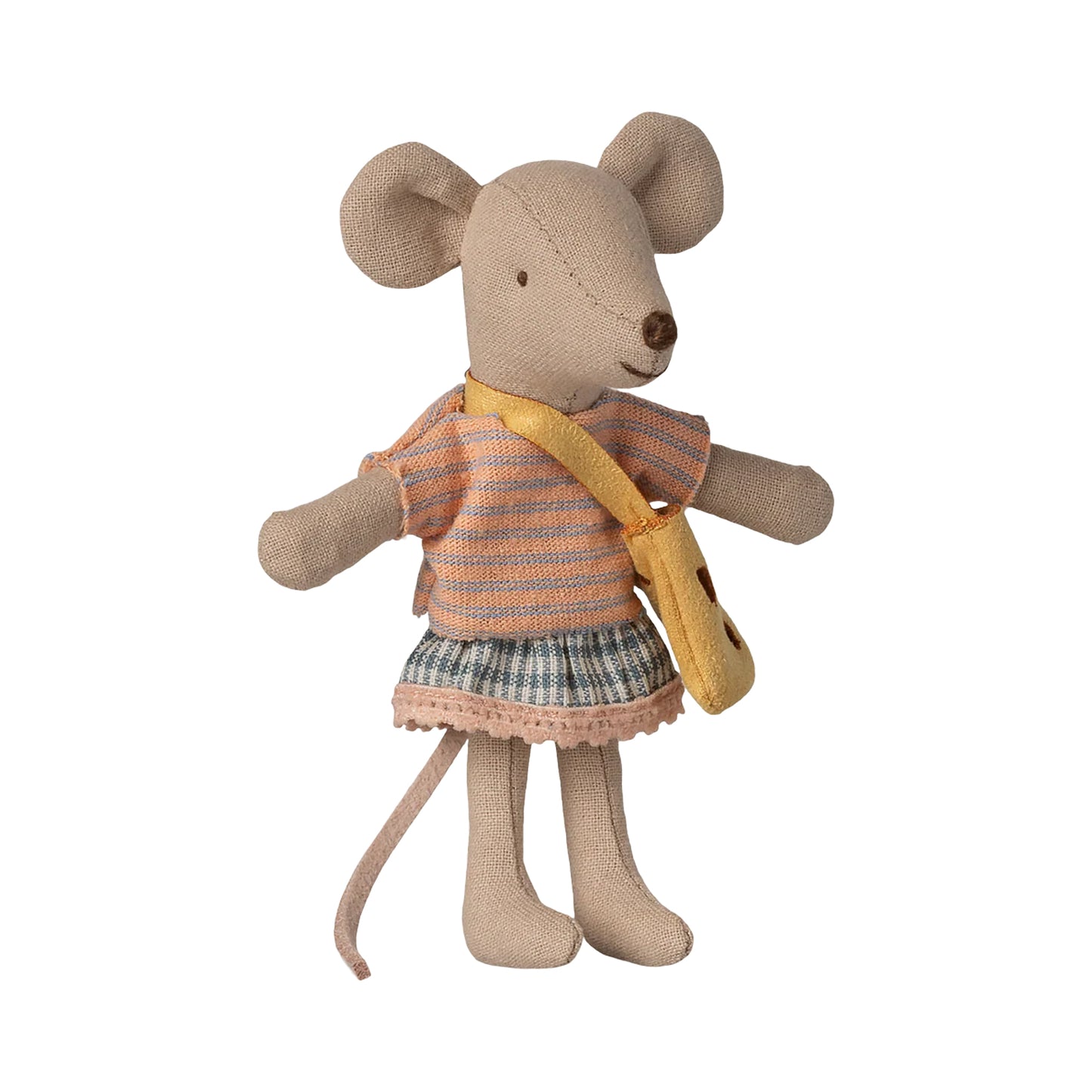 Maileg Little Sister Mouse with Bag — Collectible Stuffed Animal & Gift