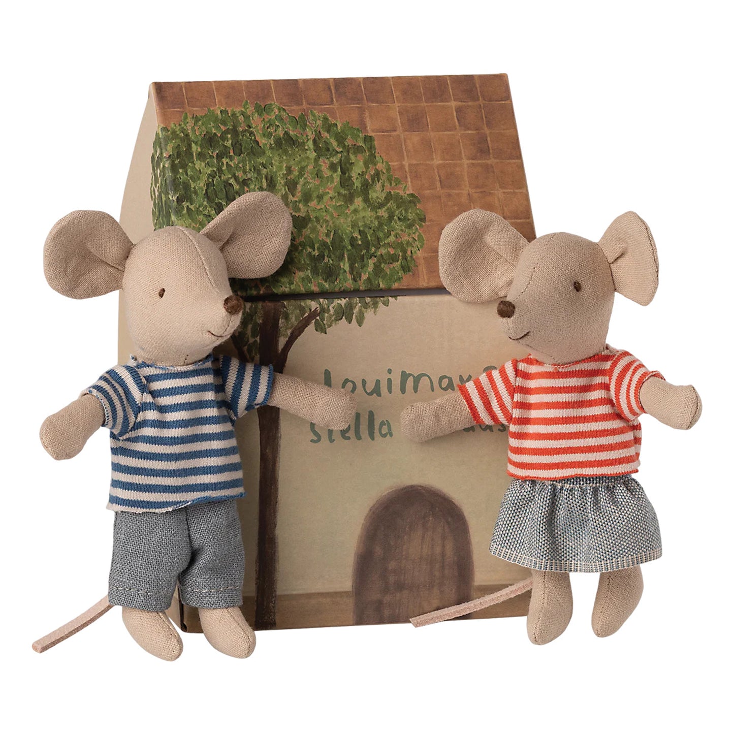 Maileg LouiMax & Stella Mouse Set — Collectible Gift Set