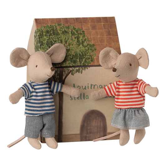 Maileg LouiMax & Stella Mouse Set — Collectible Gift Set