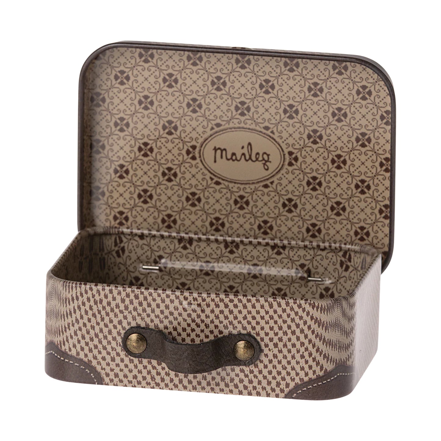 Maileg Micro Suitcase in Off White — Miniature Mouse Accessory