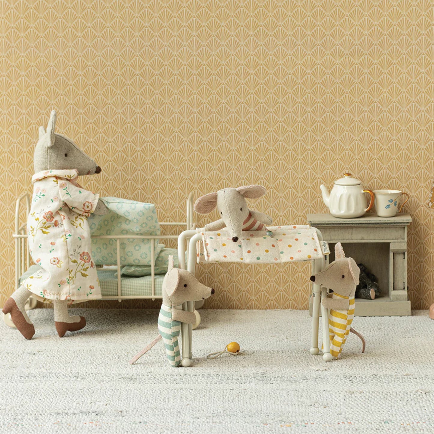 Maileg Nursery Table for Baby Mouse — Miniature Dollhouse Furniture