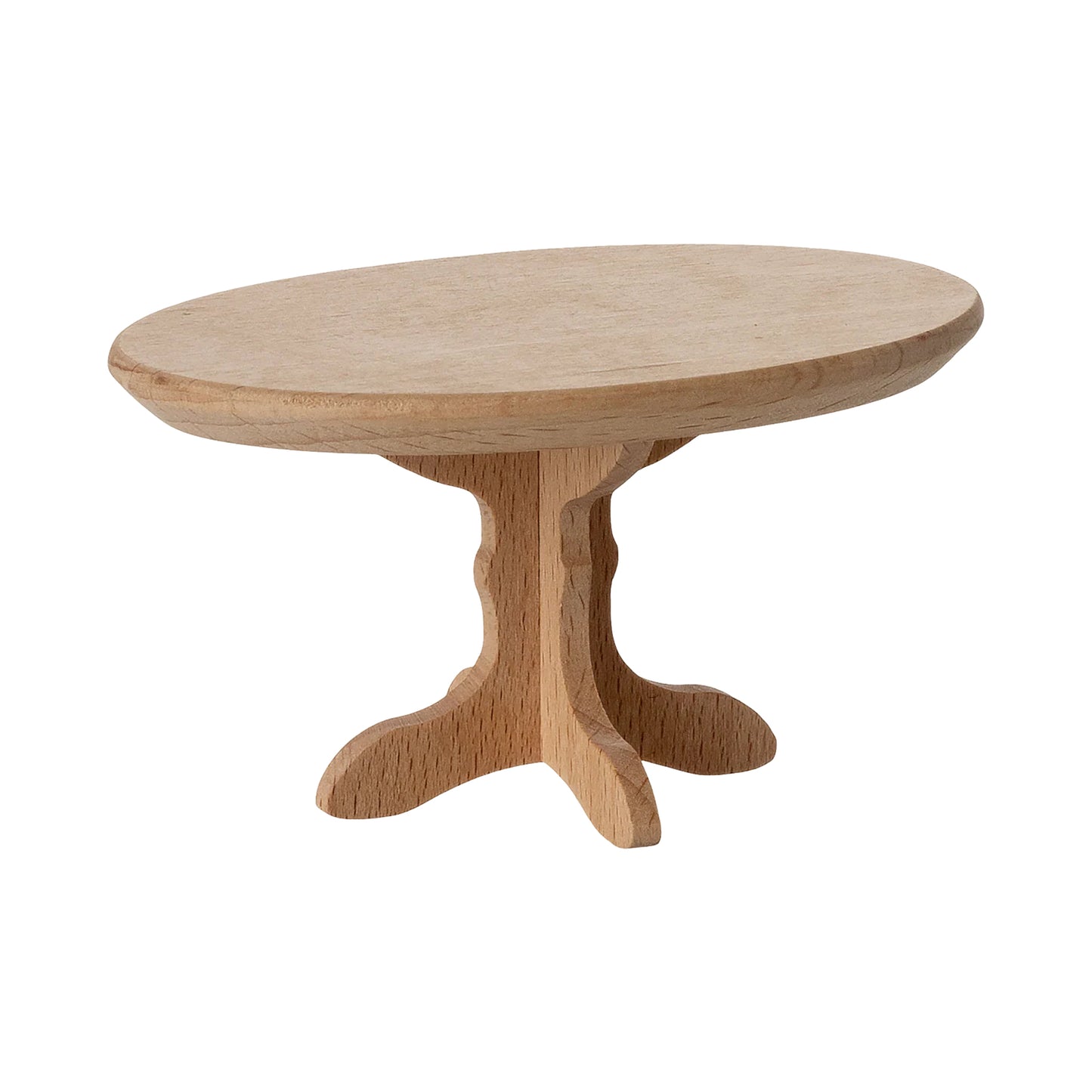 Maileg Oval Coffee Table Mouse in Nature — Miniature Dollhouse Furniture