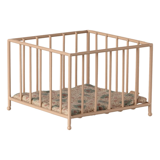 Maileg Play Pen in Rose — Miniature Dollhouse Accessory