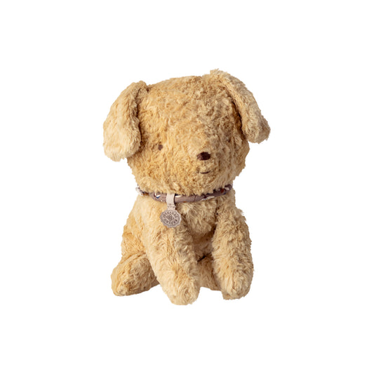 Maileg Small Puppy in Soft Sand — Collectible Stuffed Animal & Gift