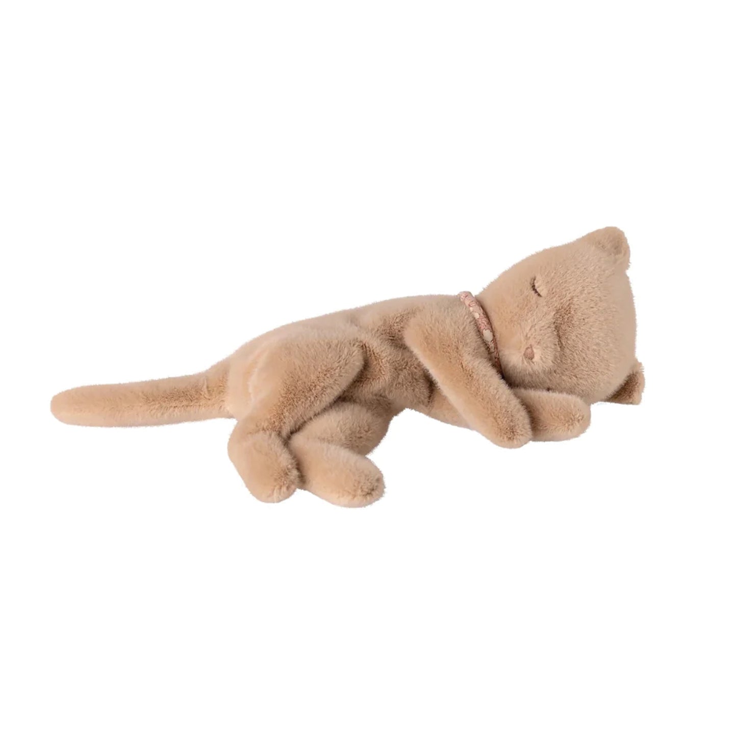 Maileg Sleeping Kitten in Cream & Peach — Baby Gift & Collectible | Paper & Thread