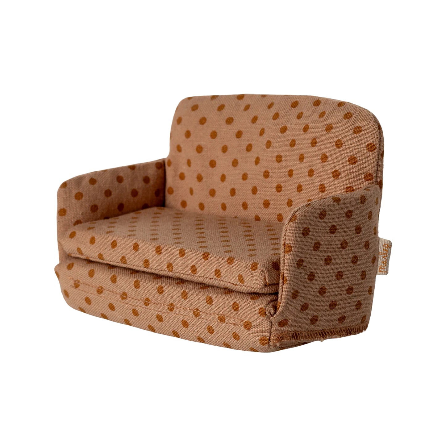 Maileg Sofa Bed Mouse in Dots — Miniature Dollhouse Furniture